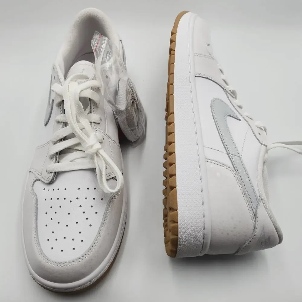 Mens Size 13 Nike Golf Shoes Air Jordan 1 Retro Low Top White Gum DD9315-111